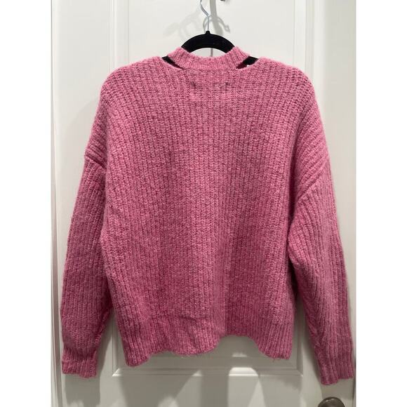 Pistola Pink Eva Pullover W/ Neck Slits in Pink Sz XS - Picture 6 of 9